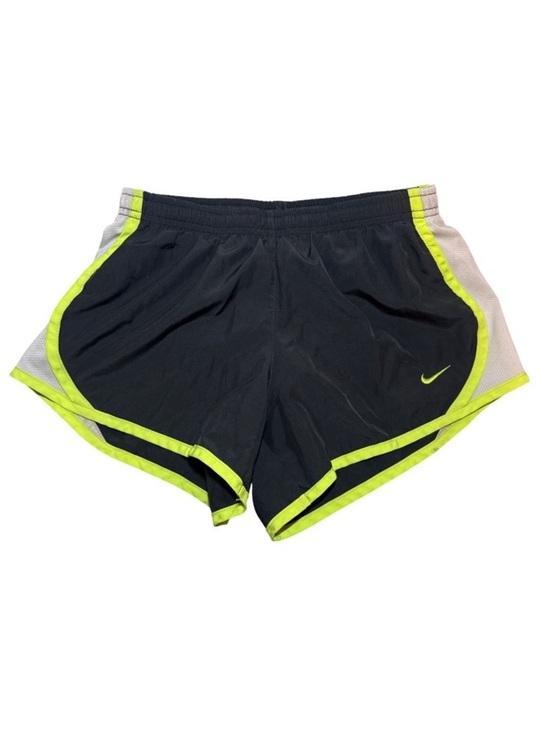 Nike Pants - Nike Women's Dri-fit Tempo Running Shorts Size XS Small Gray‎ Neon Green